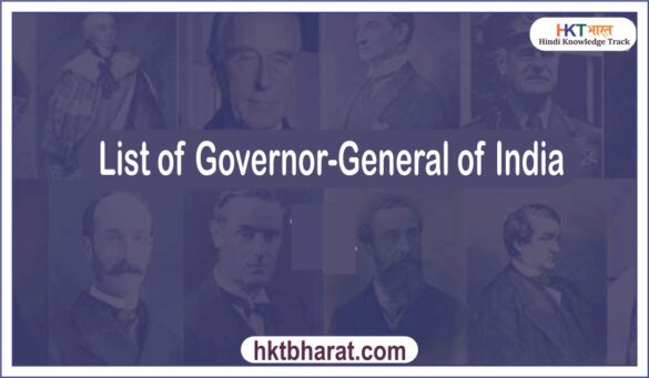 List of Governor-General of India