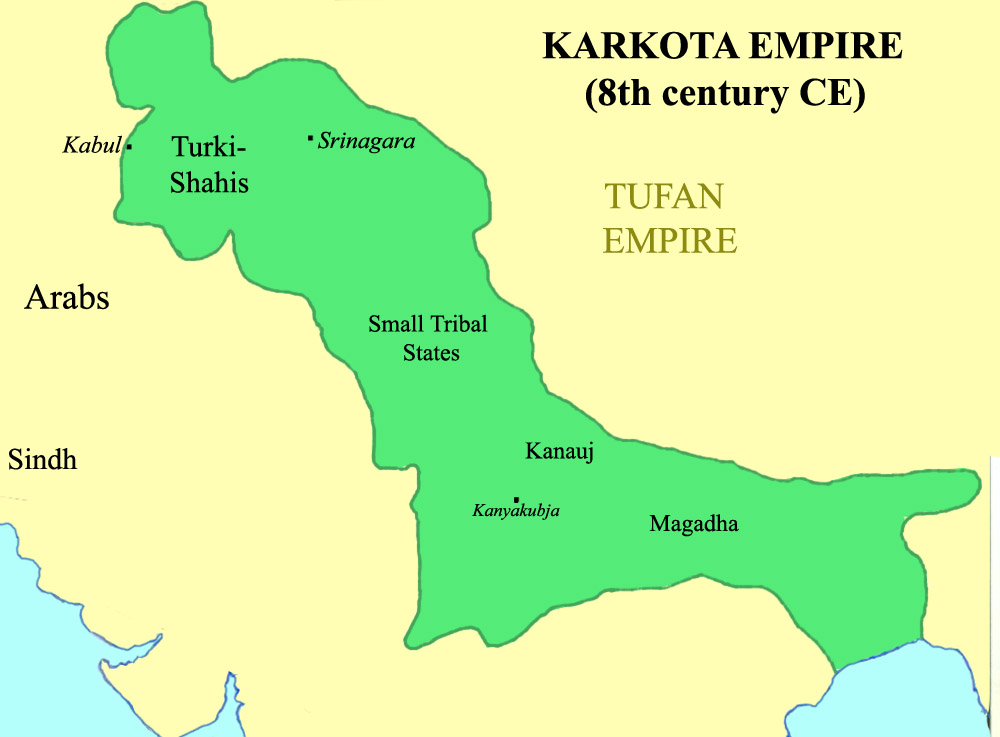 Karkota Empire India derived