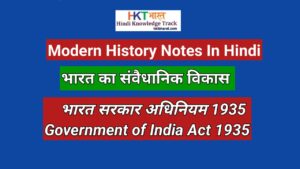 भारत सरकार अधिनियम 1935 ( Government of India Act 1935 In Hindi )